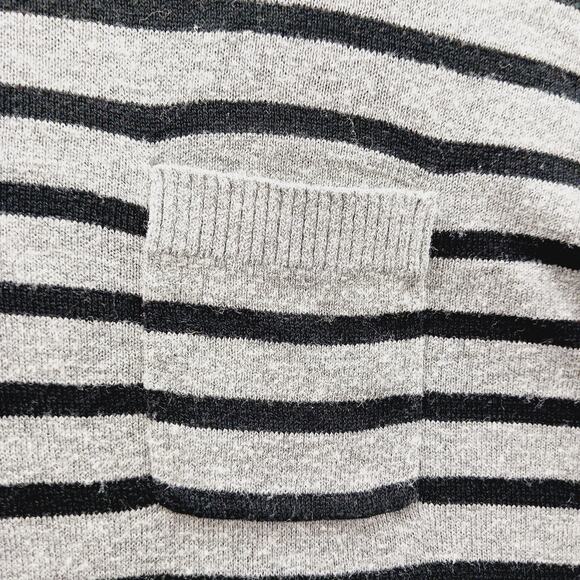 Sweater Women Size M Chiffon Hem Metallic Whimsycore Officecore Calvin Klein - Picture 6 of 16